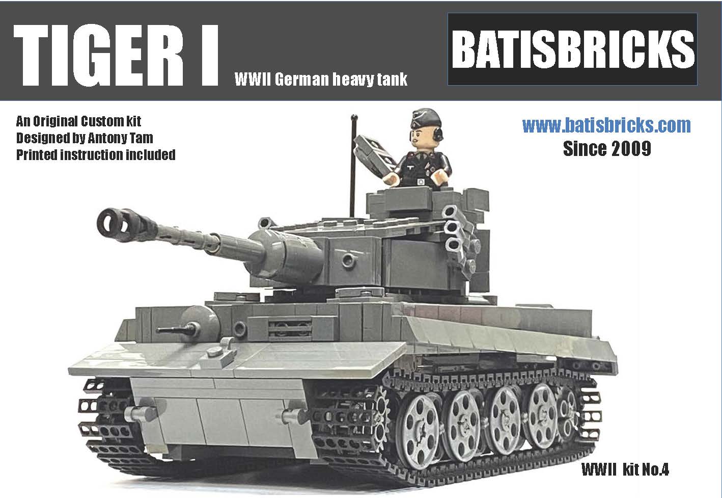 WWII TIGER I TANK (new version)