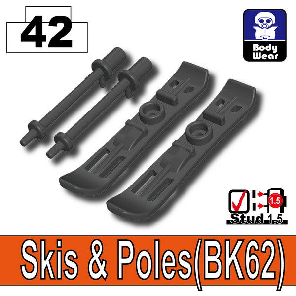 Skis & Poles(BK62)