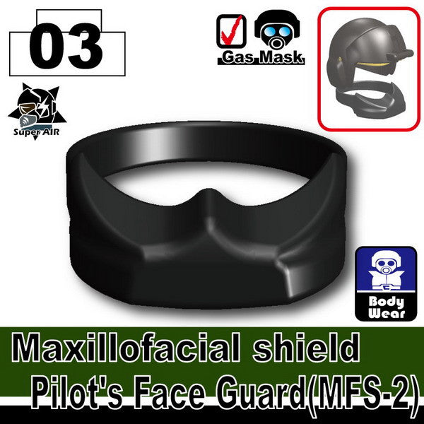 Maxillofacial shield Pilot's Face Guard(MFS-2)