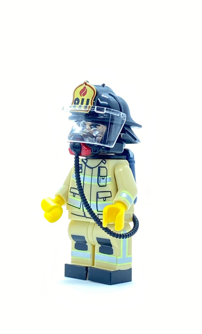 US Firefighter w/ Blackhelmet