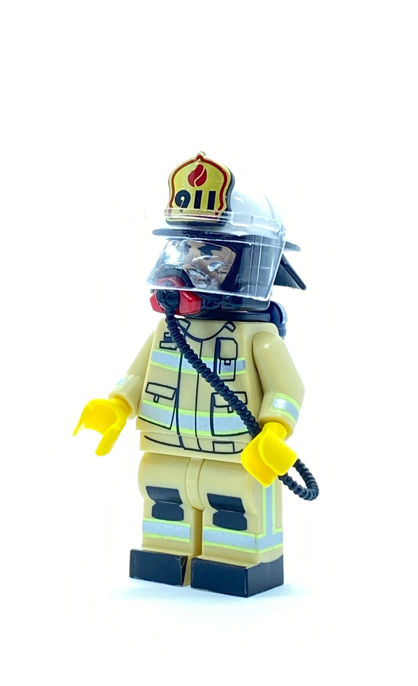 US Firefighter w/ whitehelmet
